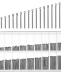 360-Piece Watch Band Link Cotter Pins Set For 6-23mm Straps, DIY Repair Kit With 18 Sizes (20 Pins Each), Easy Quick Band Fixes For Most Watches, Replacement Pins For Leather, Metal, And Rubber Straps.