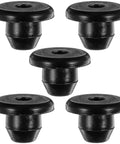 Five Pack Hydraulic Jack Oil Plugs For Floor And Bottle Jacks Flat Head Reservoir Filler Plugs Rubber Bung Replacement Accessories Fits 0.55 Inch Hole 14mm Universal Fit For Horizontal Jacks Easy Snap In