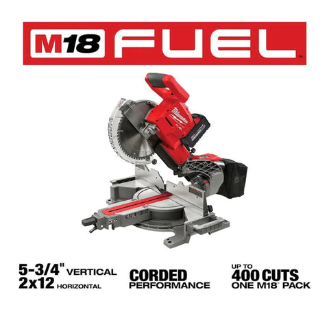 Top Tier Dual Bevel Sliding Compound Miter Saw With Brushless Powerplant Ten Inch Cutting Capacity Extra Run Time for precise cuts.