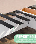 Four Pack 26 Inch Countertop Support Brackets Set With Hidden Island Mounts And Flat Wall Support installation view
