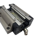 Pro Grade Linear Slider HSR20C Block Guide Rail Carriage For CNC Machines, Smooth Precise Motion Control, Durable HSV20C Compatibility, High Performance CNC Linear Motion Upgrade For Machining. metal CNC linear rail carriage with ball bearings and grease fitting