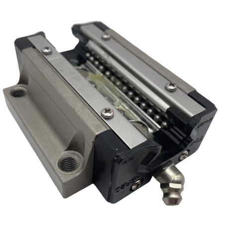 Pro Grade Linear Slider HSR20C Block Guide Rail Carriage For CNC Machines, Smooth Precise Motion Control, Durable HSV20C Compatibility, High Performance CNC Linear Motion Upgrade For Machining. metal CNC linear rail carriage with ball bearings and grease fitting