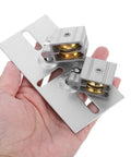 Adjustable Sliding Patio Door Roller Steel Ball Bearing Replacement Kit With Height Adjustment Single Rod Pulley Lift System hands-on view