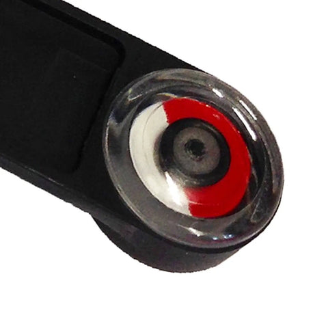 Rotation Tester And AC Detector For Circulating Pumps And Solenoid Valves close-up of color-coded red and white indicator.