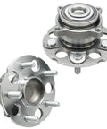 FWD Wheel Bearing And Hub Kit For Honda CR-V 2007-2011, 5 Lug With ABS, Includes 2 Front Bearings And 2 Rear Hubs And Bearings
