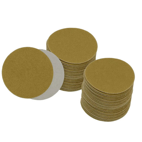 Grab A Massive Case Of 200 Mesh Sanding Discs With 180 Grit Self Stick Grid Hook Loop Pads, round sandpaper discs stacked.
