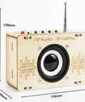 Hands On Radio Kit For Kids And Teens Ages 6 To 15 Learn Circuit Engineering With A DIY Electronics Project Wooden FM Radio
