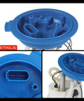 Top Shelf Direct Fit Electric Fuel Pump Module Assembly Compatible With Volkswagen Atlas And Cross Sport Gas Engines showing blue plastic top details.