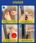 Installation guide for Two Pack Stick On Door Handles 6 Inch Self Adhesive Cabinet Handles Gray With Easy Peel And Stick.