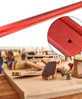 Red 45 Type T Slot Miter Track For Router Tables And Saws All In One Woodworking Guide Track With 600mm Length featuring setup detail