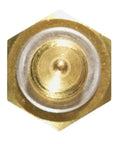 Engine Coolant Temperature Sensor Dead Reliable OE Direct Replacement PCM ECM Control compatible brass sensor top view.