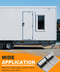 Heavy Duty Weld On Hinges For Metal Gates Doors And Trailers 4 Pack With Removable Pin For Easy Installation And Durable Weldable Steel Construction, trailer door use