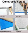 Construction steps for Premium Super Heavy Duty Polyester Acoustic Foam Panels for Game Changing Sound Absorption.