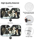 Funny Windshield Sun Shade For Cars, UV Blocking Car Sun Shade, 51 X 27.5 Inches, Waterproof Polyester With Bubble Aluminum Film