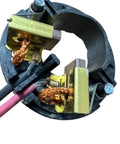 Carbon Brush Holder For SFC 14-A 18-A 22-A Drill Replacement Part, showing two brushes with wires and springs attached.