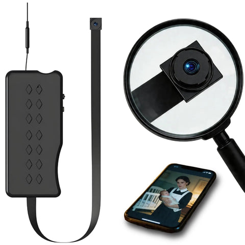Low Key Hidden Camera Module Tiny Spy Cam Wi Fi for Inside Home 1080P Indoor Wireless Security Camera with phone app visible