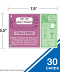 Hands-On STEM Challenges Learning Cards For Grades 2 To 5 Science Kits With Fun Facts And Real-World Projects Across Physical Life Earth And Space Science For Curious Kids, 7.8 x 5.5 in, 30 cards