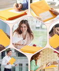 Collage of people using Kraft Bubble Mailers 6x10 Outer, 6x9 Usable Inner, 100 Pack Self Seal Padded Envelopes for shipping.