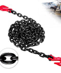 Transport Binder Chain Five Sixteenth Inch By Ten Foot Grade 80 Alloy With Four Thousand Nine Hundred Pounds Safe Working Load