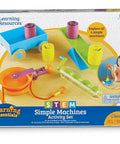 Dive Into The Nitty Gritty Of Force And Motion With These Legit Simple Machines Activity Set featuring colorful tools and a detailed box display.