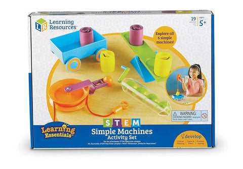 Dive Into The Nitty Gritty Of Force And Motion With These Legit Simple Machines Activity Set featuring colorful tools and a detailed box display.