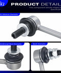 K750043 Zinc Nickel Alloy Front Stabilizer Sway Bar Links Fits 06 18 Toyota Rav4 Prius Plug-In Prius V Corolla Im with bolt sleeve details