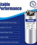 Heavy Duty Dual Run Start Capacitor 35 And 5uF For AC Units Fans Motors Heat Pumps Condensers 370V 440VAC CBB65 UL Listed E325324