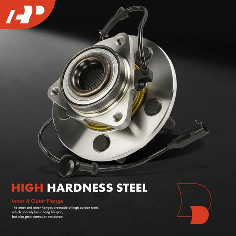 Beefy Front Wheel Bearing And Hub Assembly For Dodge Ram 1500 2002 2003 2004 2005 4x4 With ABS 5 Lug Heavy Duty Hub Replacement