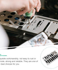 Rock Solid 360Pcs Rust Proof Flat Head And Countersunk Computer Screws M2 M2.5 M3 Stainless Steel Hardware Assortment Kit used in PC assembly.