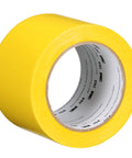 Vinyl Tape 764 General Purpose Yellow 3 Inch By 36 Yard Roll For Fast Floor Marking Social Distancing Color Coding Safety And Bundling In Busy Aisles