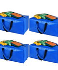 Heavy Duty Blue Moving Bags With Sturdy Zipper Handles And Backpack Straps Ditch The Moving Boxes For Quick Packing Storage And Wardrobe Transport In One Durable Pack