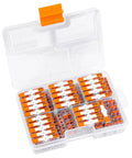 DIY Ready Wire Connectors Set In Sturdy Case With 221 Series Inline Splice 12 AWG Kit Includes 90-Piece Splicing Wire Nuts