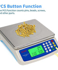 Pro Grade Digital Kitchen Scale 30Kg Commercial Food Scale 66Lb For Baking Bread And Meat, Stainless Steel, Price Computing LCD Display