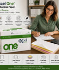 Carbonless Form Paper 4 Part Set 8.5 x 11 Inches Reverse Paper with Goldenrod Pink Canary White Sheets 5000 10 Reams Box