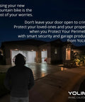 Person in hoodie at night outside home with open garage, highlighting security need for Worlds Longest Range Garage Door Controller And Wireless Sensor Kit For Your Existing Opener LoRa Remote Control Works With Alexa And IFTTT Hub Required