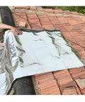 Rock Solid Self Adhesive Roof Underlayment Roll Made With Sbs Bitumen And Aluminum Foil for waterproofing on roof tiles.