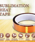 High Temperature Polyimide Film Adhesive Tape 1 Inch By 36 Yards No Residue Heat Resistant Tape for Sublimation Masking