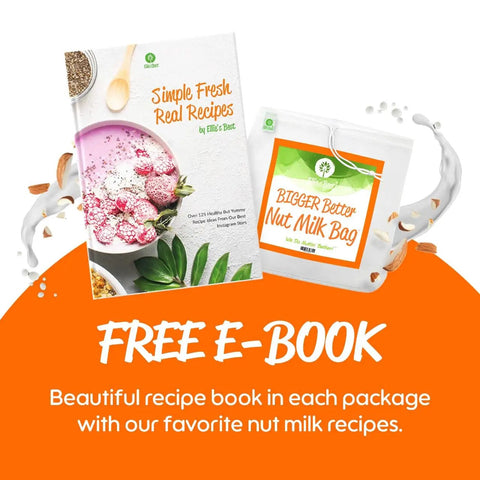 Nut Milk Bag Extra Large Heavy Duty Strainer For Commercial Food Grade Nylon Mesh Reusable Cheesecloth Fine Mesh For Almond Milk Juicing And Cheese Making with free e-book offer.