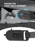 Rear Seat Quick Release For Ford F Series Trucks 2009 And Up Including F150 F250 F350 SuperCrew And SuperCab, 7075 Aluminum Back Seat Latch