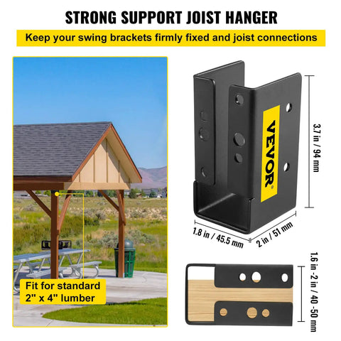 Concealed Joist Hanger For 2x4 Lumber Outdoor Use Pack Of 24 Heavy Duty Concealed Flange Brackets Powder Coated Q235 Steel Inner Face Mount For Beams And Swing Sets Built To Handle Beefy Decks Pergolas And Outdoor Structures