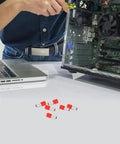 Kick The Butt Out Of Wiring With 100pcs Red Ferrule Terminals Kit Featuring Durable Stainless Steel And Plastic To Stop Leakage, Boost Safety, And Nail Perfect Electrical Connections For Big Projects Today red ferrule terminals on desk