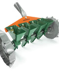 Metal Precision Manual Seeder For Vegetables And Greens Four Row Planting Tool For Onions Radishes Beets And More