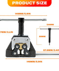 Dimensions of Roller Chain Detacher Tool for 420 428 520 525 530 630 Chains with easy grip handle, alloy steel