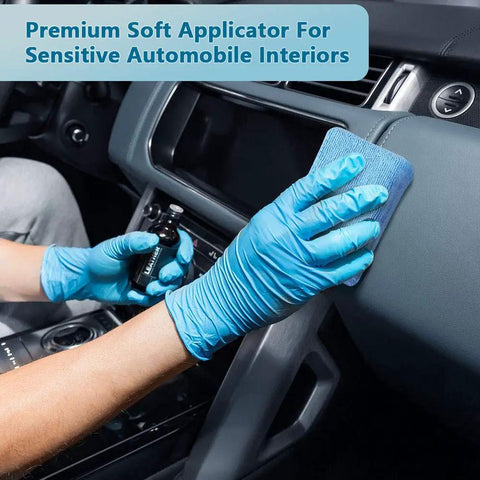 Premium Microfiber Applicator Pads For Auto Detailing Soft Scratch Free Sponges For Wax Polish Sealant Application Car Wash Pads And Cleaning Pads Ultra Absorbent And Versatile For DIY Detailing