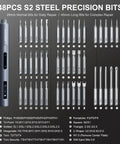 Image showcasing 52-In-1 Mini Electric Screwdriver Kit With 48 Magnetic Bits Cordless Pro Grade Portable Screwdriver Set on display.