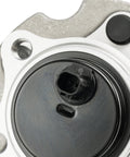 Close-up of Exact Replacement 512372 Rear Wheel Bearing And Hub Assembly with ABS 5 Lugs for Toyota RAV4 FWD, Lexus NX300