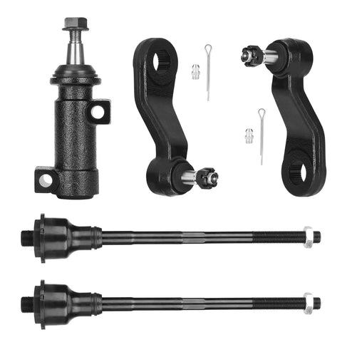 Front Upper Control Arms With Ball Joints Suspension Kit For Chevrolet Silverado And GMC Sierra 1500 HD 2500 3500 Suburban Avalanche Yukon XL 2500 Heavy Duty Upgrade For Better Ride And Precise Alignment, black steel set with hardware