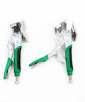 Adjustable Z Clamp Panel Siding Installation Tool For One Man Install Contractor Grade Siding Clamp To Secure Z Flashing And Create A Stable Siding Nailing Platform Green Pro, front view