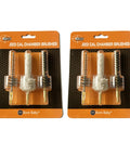 AR Chamber Cleaning Kit Six Pack Pro Grade Brush Set With Bronze Nylon And Mop For 223 Caliber And 5.56 AR15 Chambers 8 32 Threads Fast Easy Bore Maintenance And Safe Gas System Cleaning For Efficient AR Cleaning And Long Lasting Chamber Care. dual .223 cal chamber brush packs in orange blister packaging