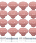Upgrade Your Cabinets With This Sweet Set Of Sixteen Coral Pink Ceramic Cabinet Knobs Featuring Smooth Round Profiles No Sweat Installation And Top Shelf Hardware, 16 smooth round knobs, 32 mm, includes hardware.
